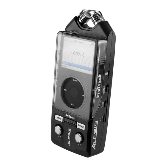 Alesis ProTrack Guide D'utilisation Rapide