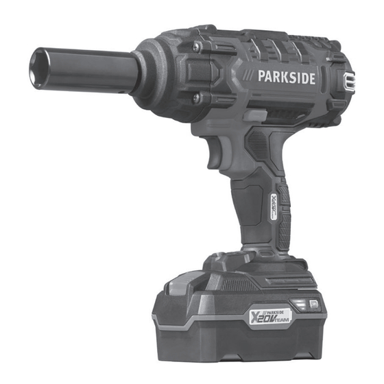 Parkside PASSK 20-Li A1 Traduction Des Instructions D'origine