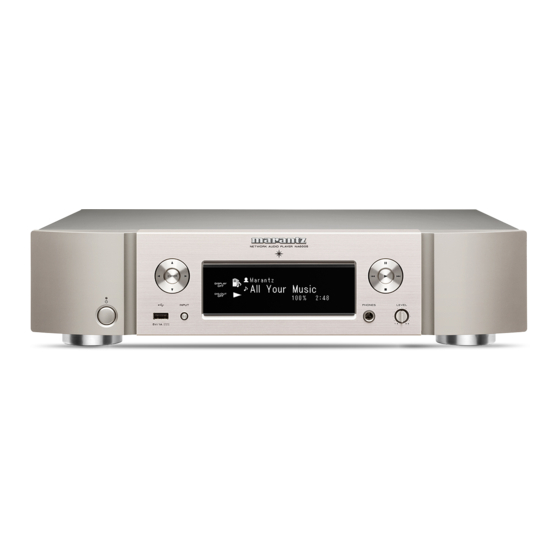 Marantz NA6005 Manuel De L'utilisateur