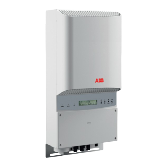 ABB PVI-3.8-I-OUTD Guide D'installation Rapide