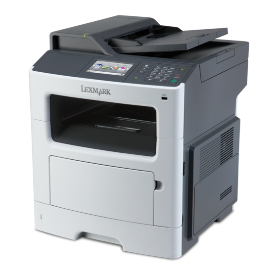 Lexmark XM1140 Guide De L'utilisateur