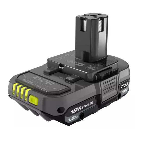 Ryobi PBP002 Manuel D'utilisation