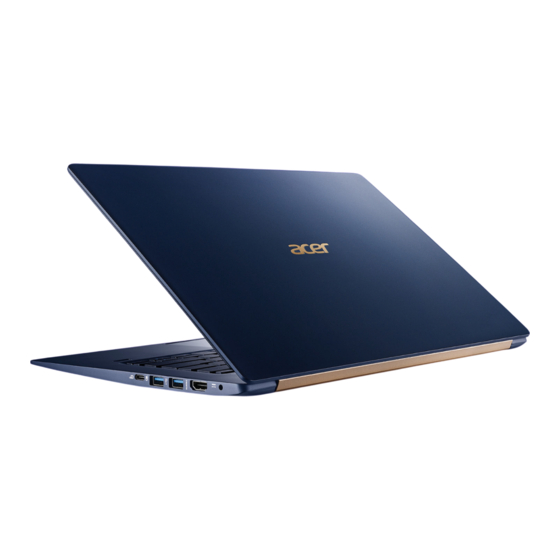 Acer Swift 5 SF514-52T Manuel D'utilisation