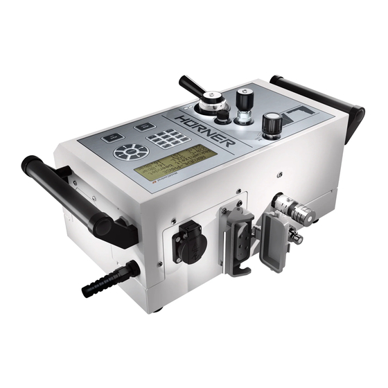 Hürner WeldControl EF 355 Manuel Utilisateur