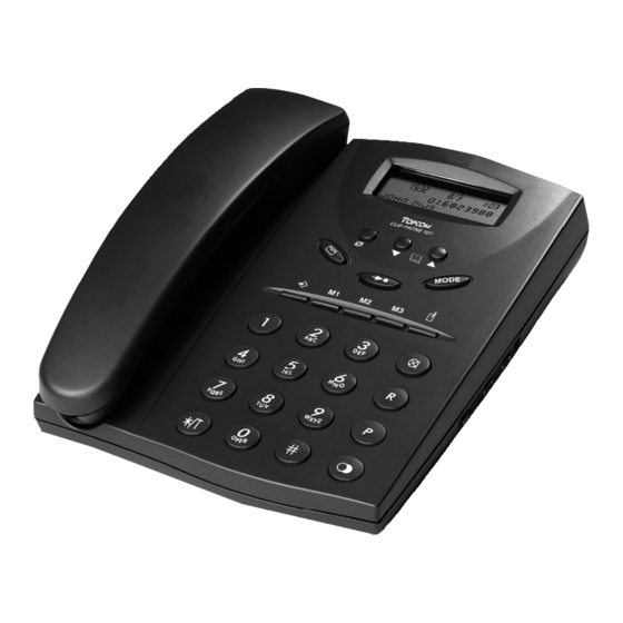 Topcom Clip Phone 101 Mode D'emploi