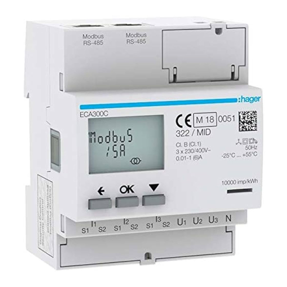 hager ECA300C Mode D'emploi