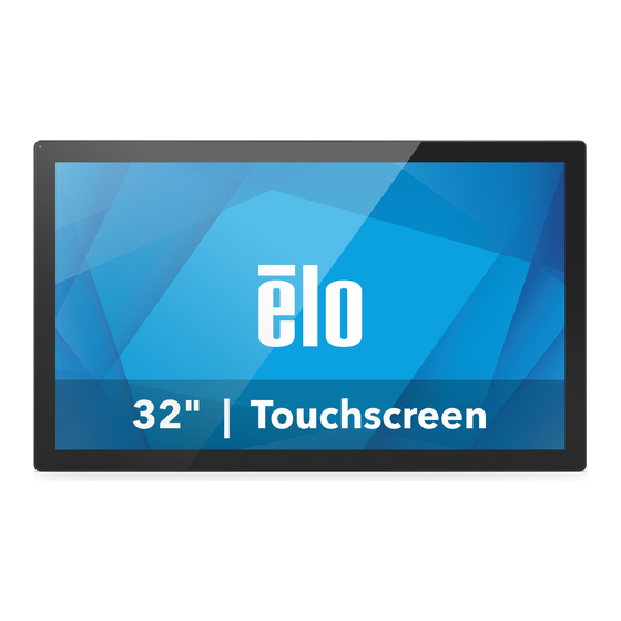 ELO Touch Solutions IDS ET3204L Manuel De L'utilisateur