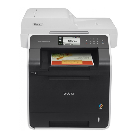 Brother MFC-L8600CDW Guide De L'utilisateur