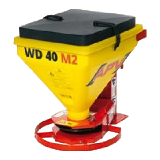 APV WD 40 M2 Mode D'emploi D'origine