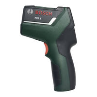 Bosch PTD 1 Notice Originale