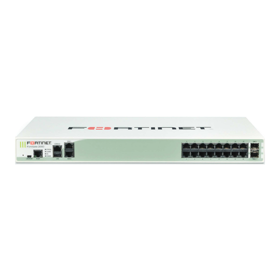 Fortinet FORTIGATE 200D Guide D'installation Rapide