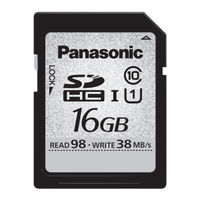 Panasonic RP-SDUT32GAK Mode D'emploi
