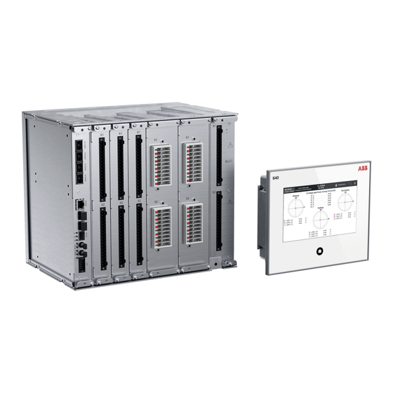 ABB REX640 Guide D'installation Rapide