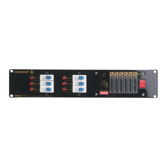 Contest DIM 610 Guide De L'utilisateur