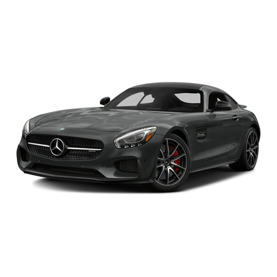 Mercedes-Benz AMG GT S Notice D'utilisation