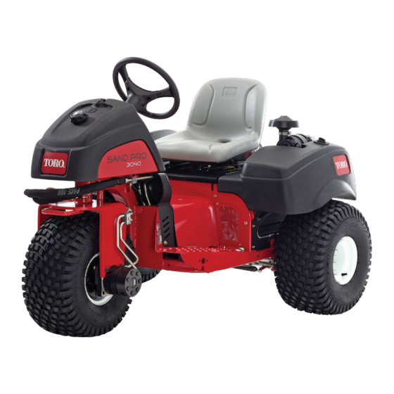 Toro Sand Pro 3040 Manuel De L'utilisateur