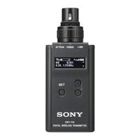 Sony DWT-P30 Mode D'emploi