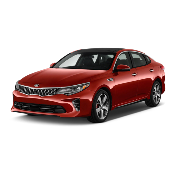 Kia Optima 2018 Manuels