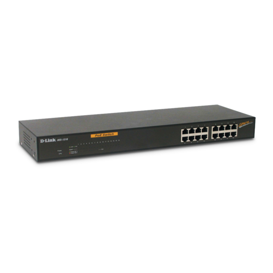 D-Link DES-1316 Guide D'installation Rapide
