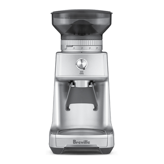 Breville the Dose Control BCG400SIL Mode D'emploi