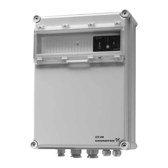 Grundfos LCD 108 Instructions D'installation Et D'utilisation