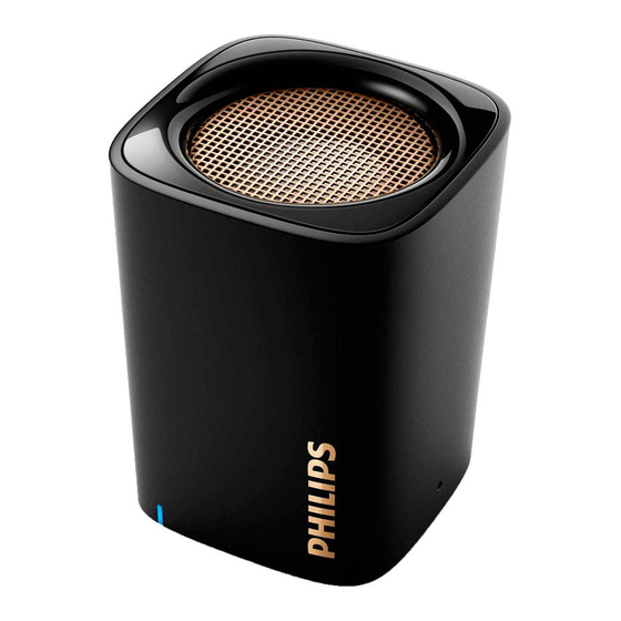 Philips BT100 Mode D'emploi