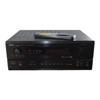 Denon AVR-2801/981 Mode D'emploi