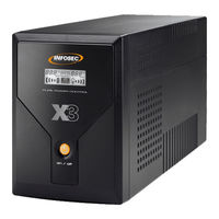 INFOSEC UPS SYSTEM X3 EX-650 Notice D'utilisation