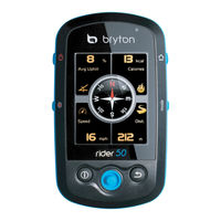 Bryton Rider 50 Manuel De L'utilisateur