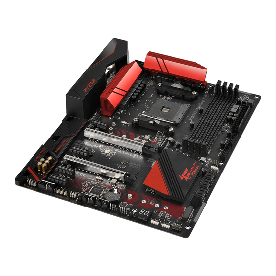 ASROCK Fatal1ty X370 Gaming K4 Serie Mode D'emploi