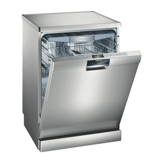 Siemens SN 26 T 890 EP Notice D'utilisation