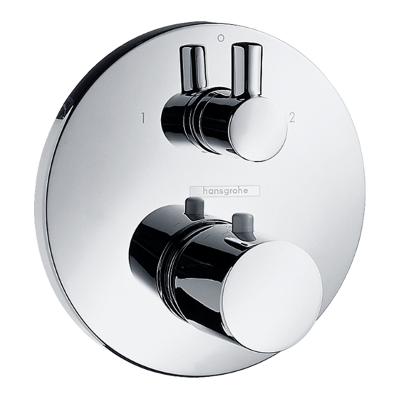 Hansgrohe Mediano S 15733000 Mode D'emploi / Instructions De Montage