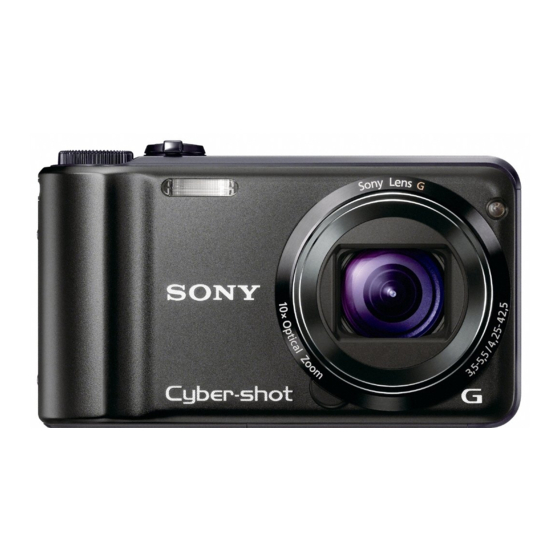 Sony Cyber-Shot DSC-H55 Mode D'emploi