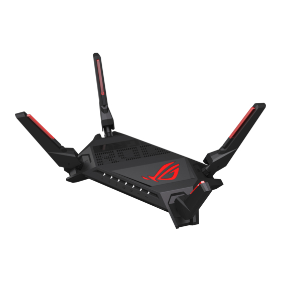 Asus ROG Rapture GT-AX6000 Guide De Démarrage Rapide