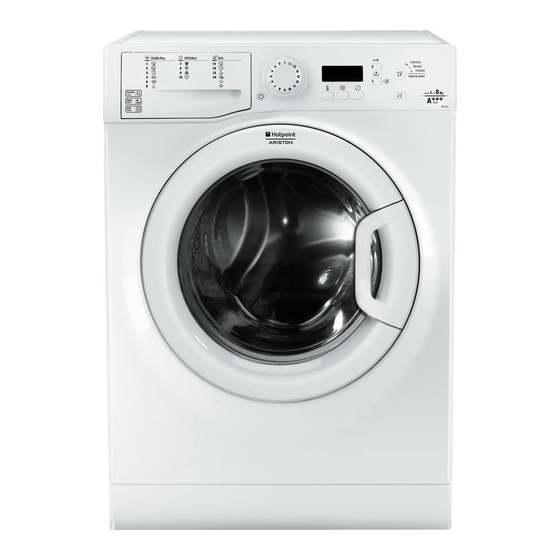 Hotpoint Ariston FMF 823 Manuels