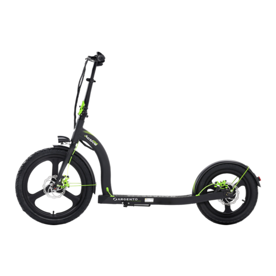 ARGENTO Active Bike Mode D'emploi