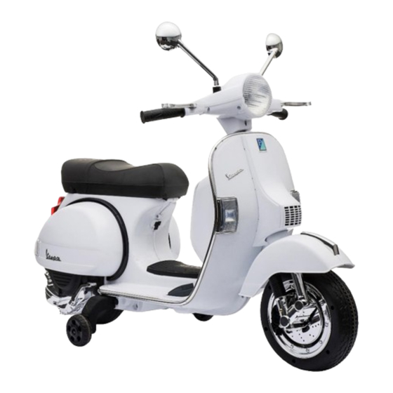 Playtastic Vespa Mode D'emploi