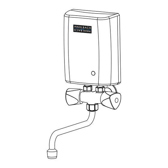 WAHLBACH Mini Elex 3.5 Instructions De Montage Et D'utilisation