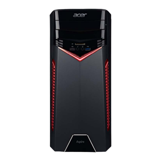 Acer Aspire GX-781 Manuel D'utilisation