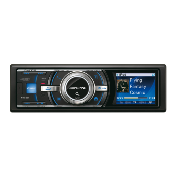 Alpine iDA-X305 Guide De Référence Rapide