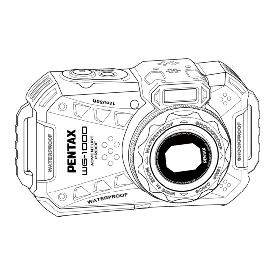 Pentax WG-1000 Manuel D'utilisation