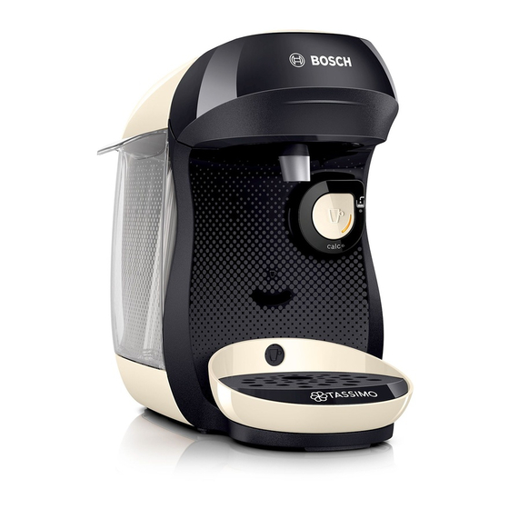 Bosch TASSIMO HAPPY TAS100 Série Mode D'emploi