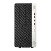 Hp ProDesk 600 G3 Guide De Référence Du Matériel