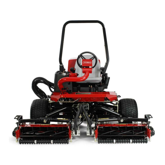 Toro Reelmaster 3100-D Serie Instructions De Montage