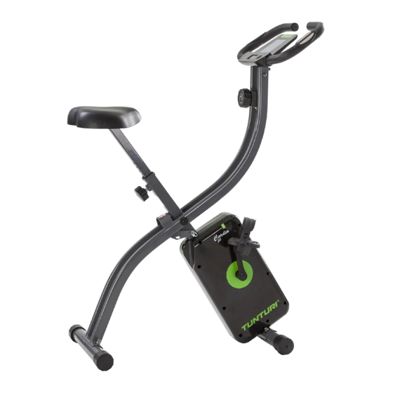 Tunturi B20 Upright X-Bike Manuel De L'utilisateur