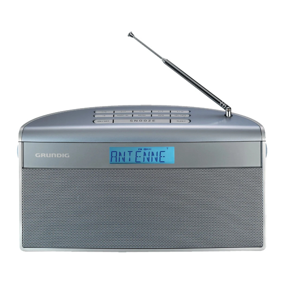 Grundig MUSIC DG 8000 DAB+ Mode D'emploi