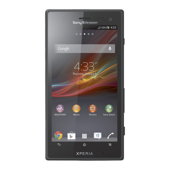 Sony Xperia acro S Guide De L'utilisateur