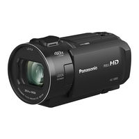 Panasonic HC-V800 Mode D'emploi