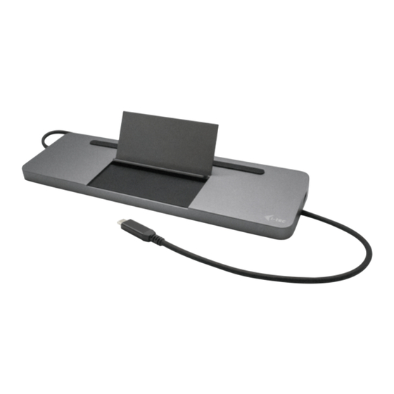 i-tec C31FLATDOCKPDPRO Mode D'emploi