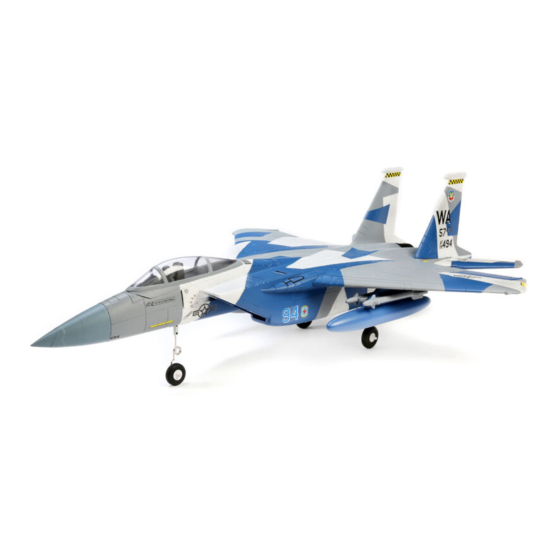 Horizon Hobby E-flite F-15 Eagle 64mm EDF Manuel D'utilisation